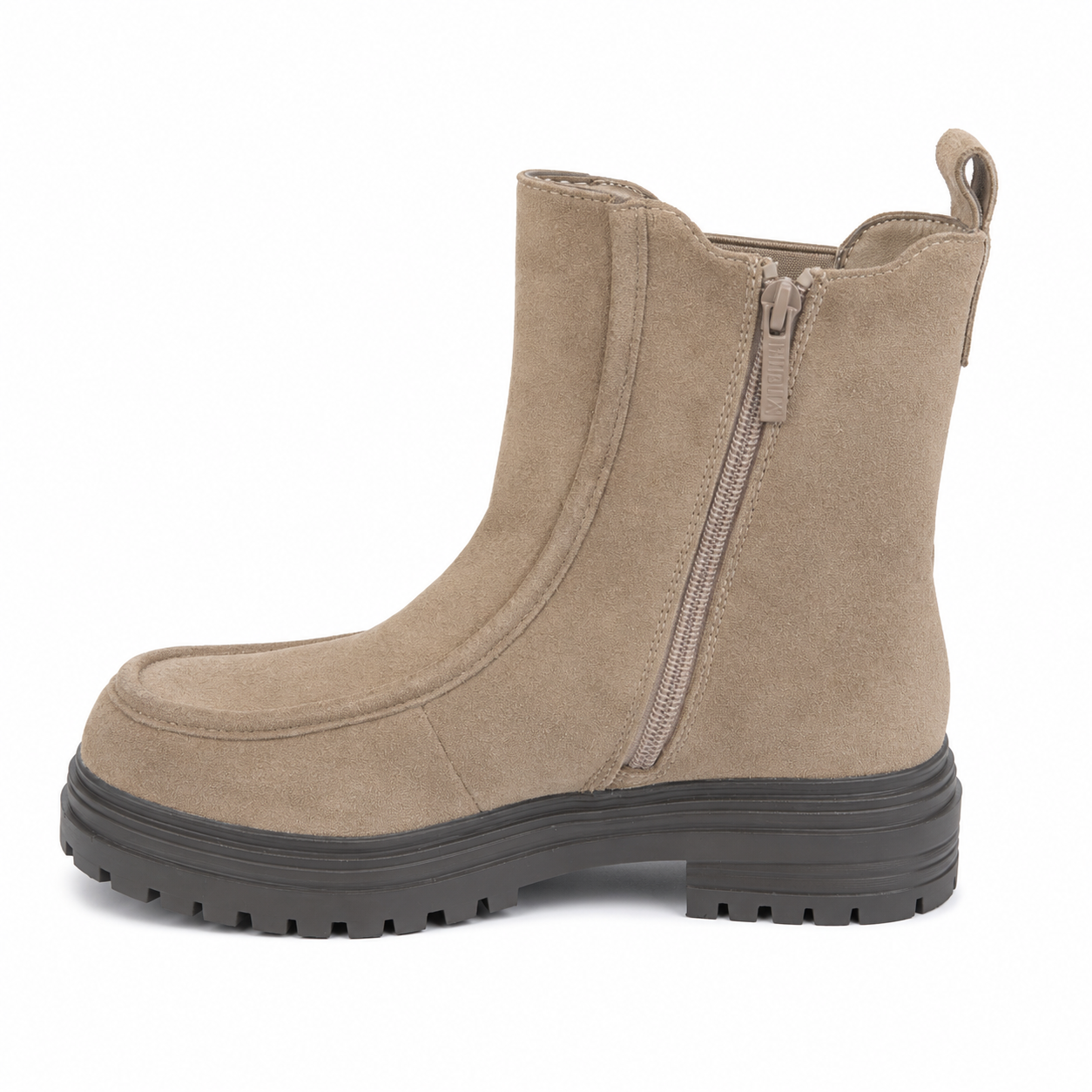Stivaletti Chelsea Chunky in Camoscio