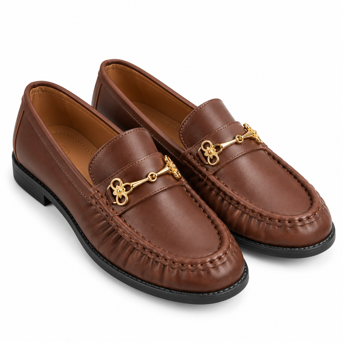 Mocassino con morsetto gioiello