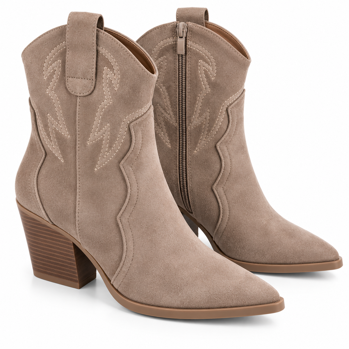 Stivaletto Camperos basso effetto suede