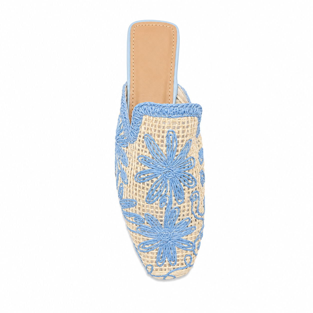 Sabot Donna Traforato con Ricamo Floreale