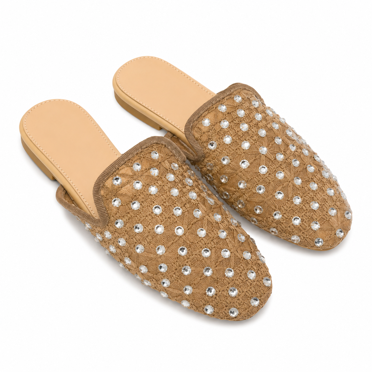 Sabot Donna Traforato con Strass