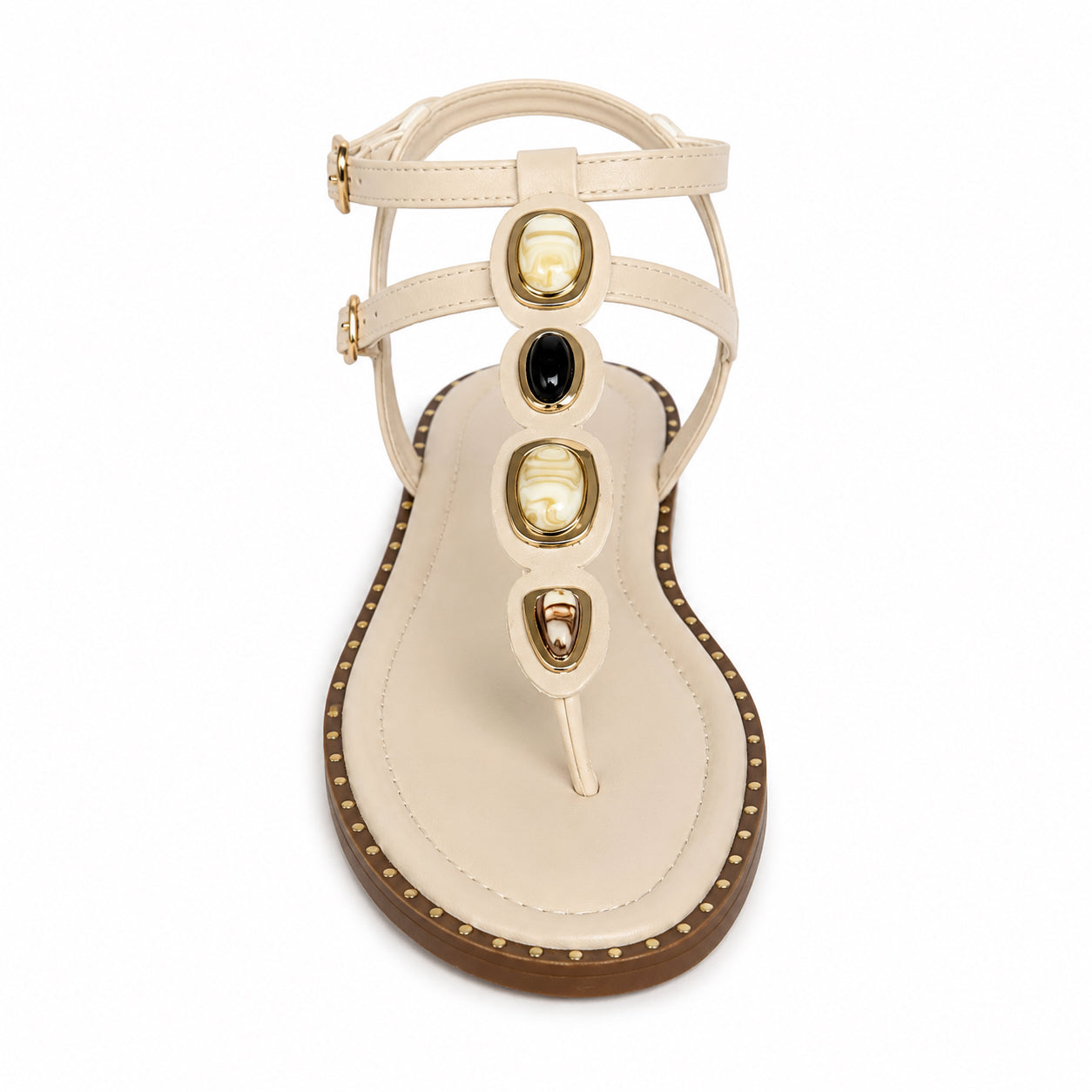 Sandalo Gioiello Donna con Pietre Decorative – vista 7
