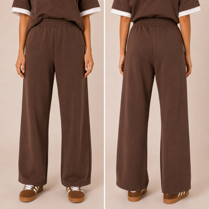 Pantalone Tuta wide leg con coulisse