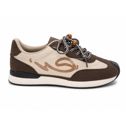 Casual Sneaker Damen mit dekorativen Schnürsenkeln