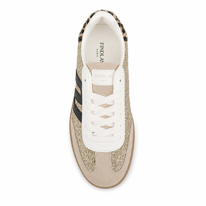 Sneakers Glitter Animalier