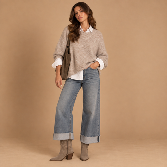 Maglione oversize con maniche corte – Altamira Milano