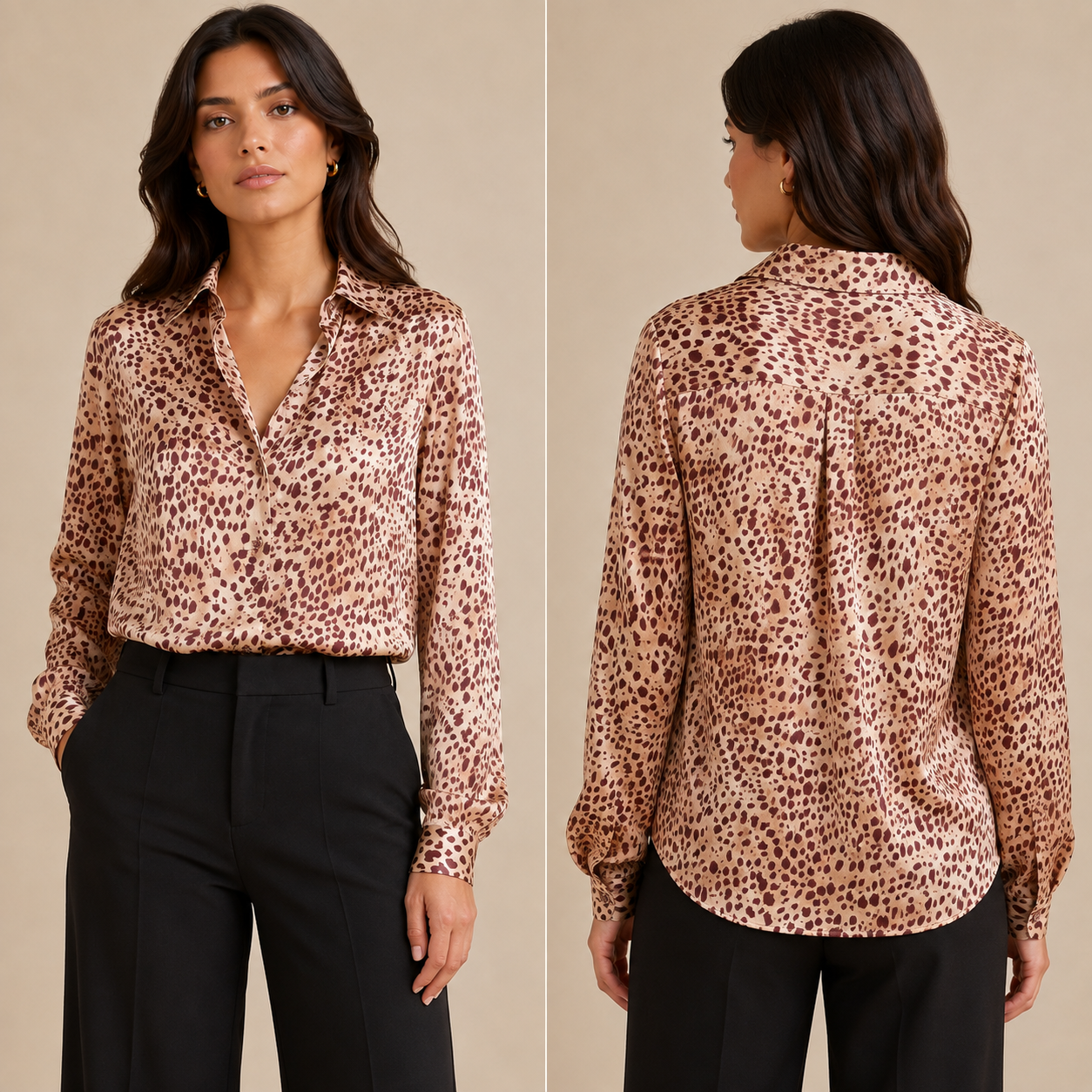 Camicia Donna Mimì-Muà Fantasia Animalier