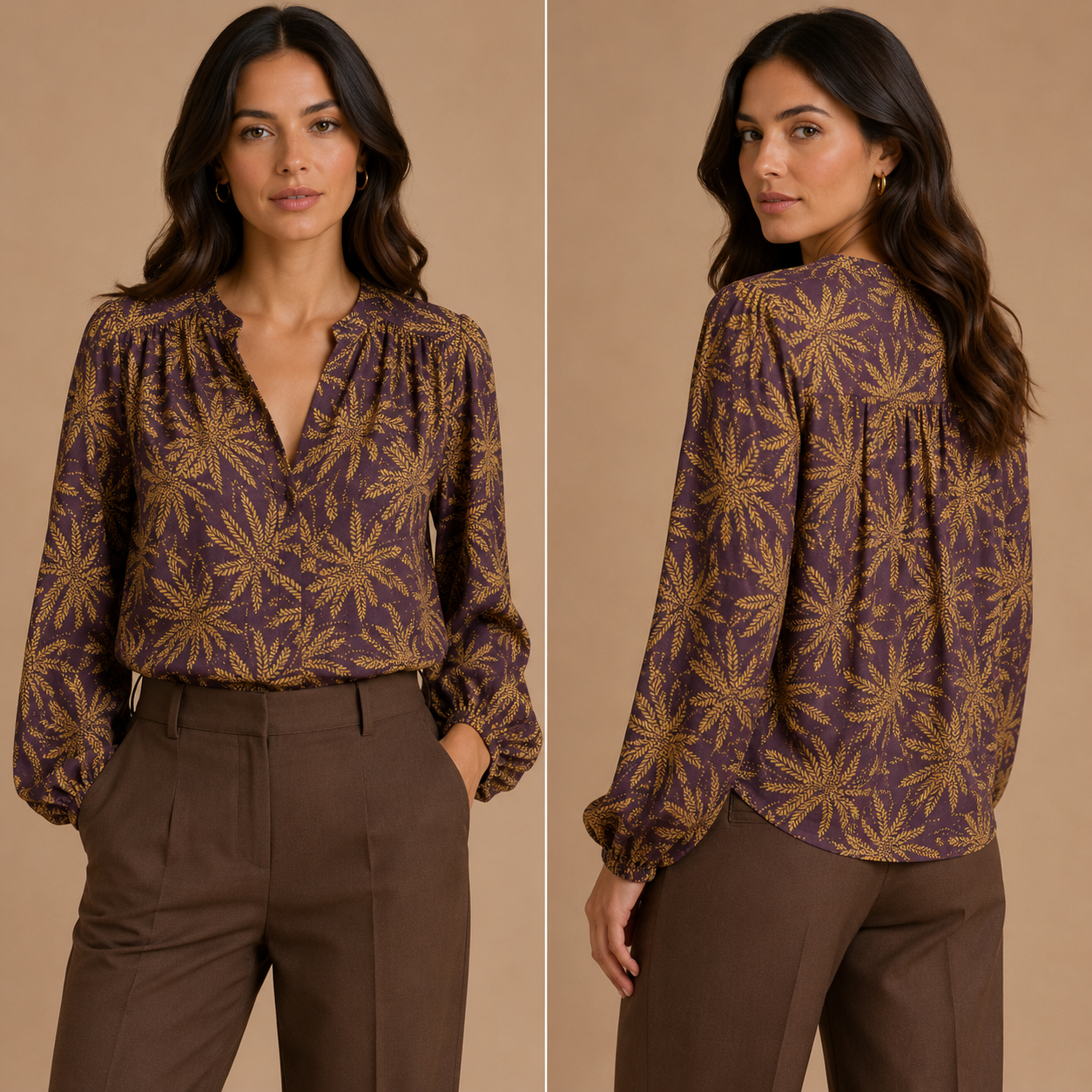 Camicia Donna Fantasia Floreale Mimì-Muà