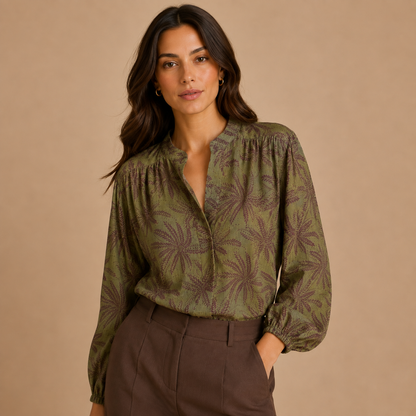Camicia Donna Fantasia Floreale Mimì-Muà