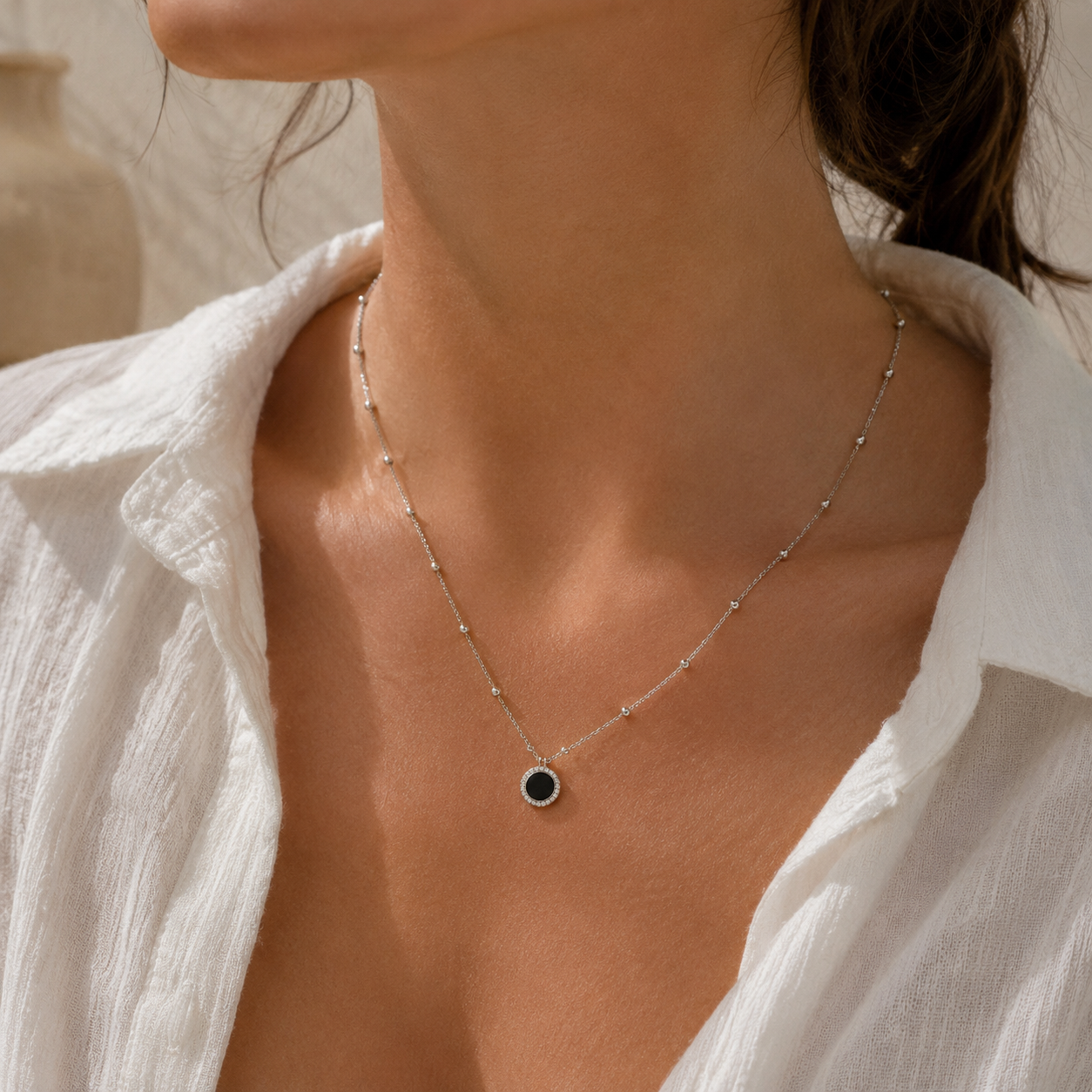 Collana Black Circle