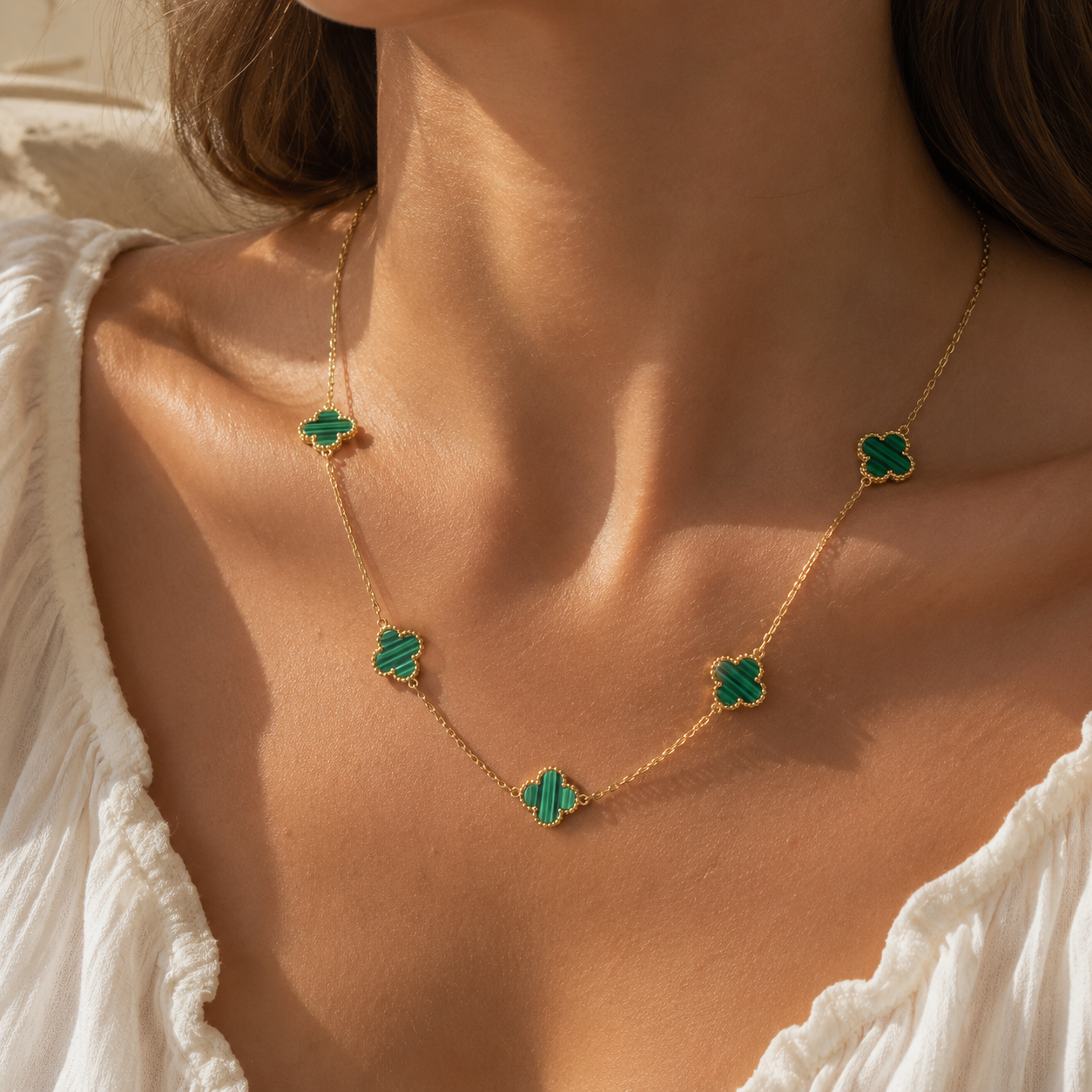 Collana Emerald Charms