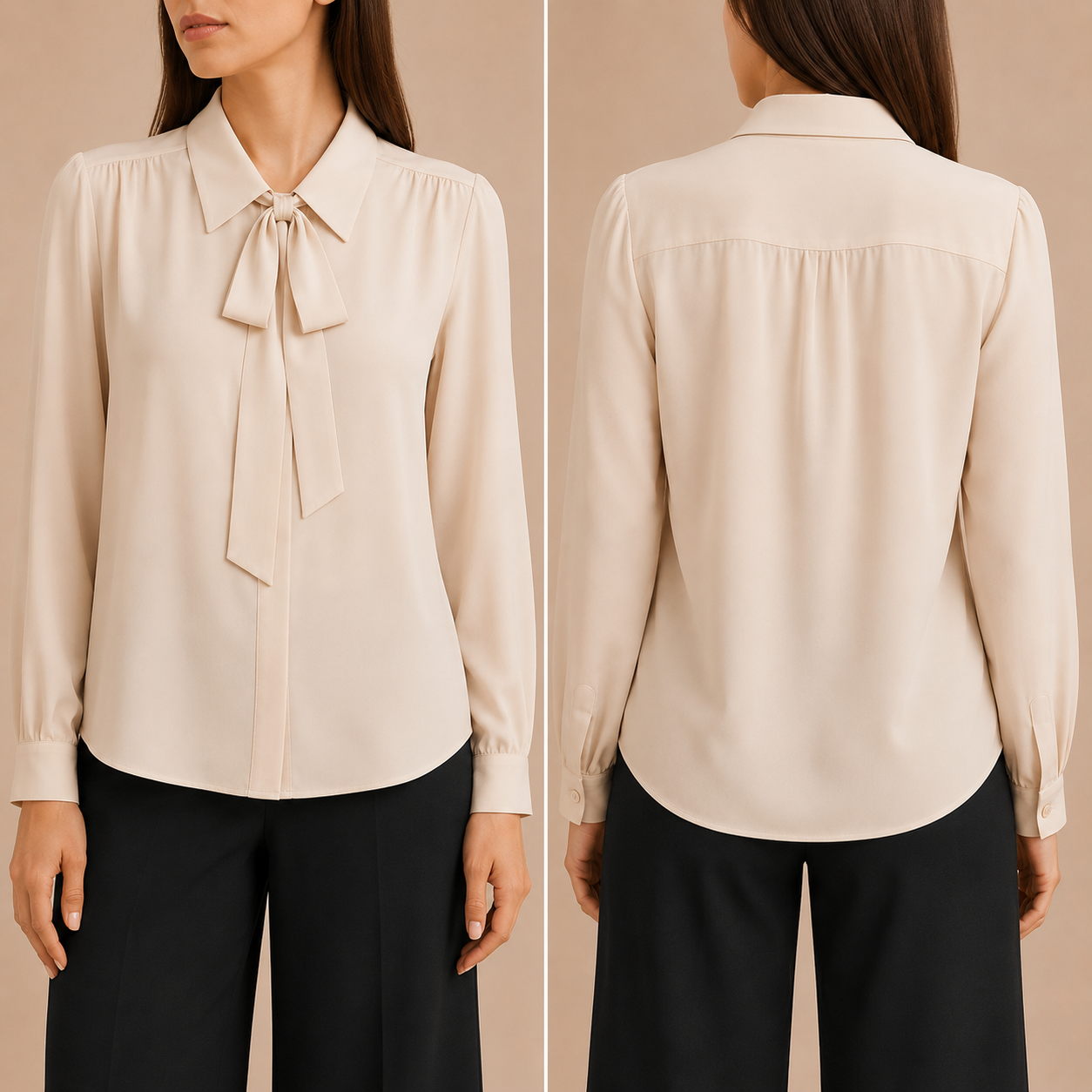 Camicia Mimì-Muà con Fiocco al Collo