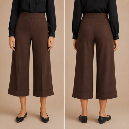 Pantalone Mimì-Muà Cropped a Gamba Ampia