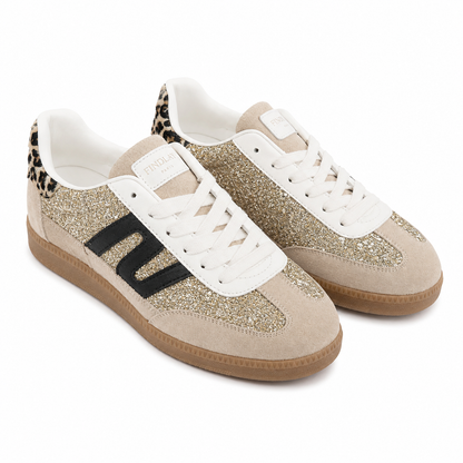 Sneakers Glitter Animalier