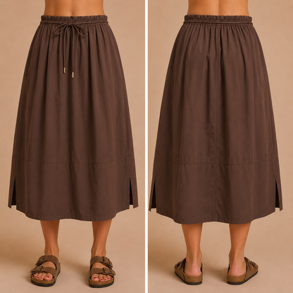 Gonna Donna Midi con Cintura