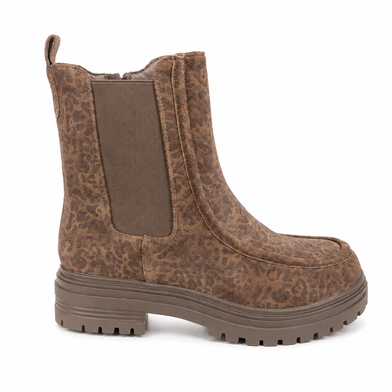 Stivaletti Chelsea Chunky in Camoscio
