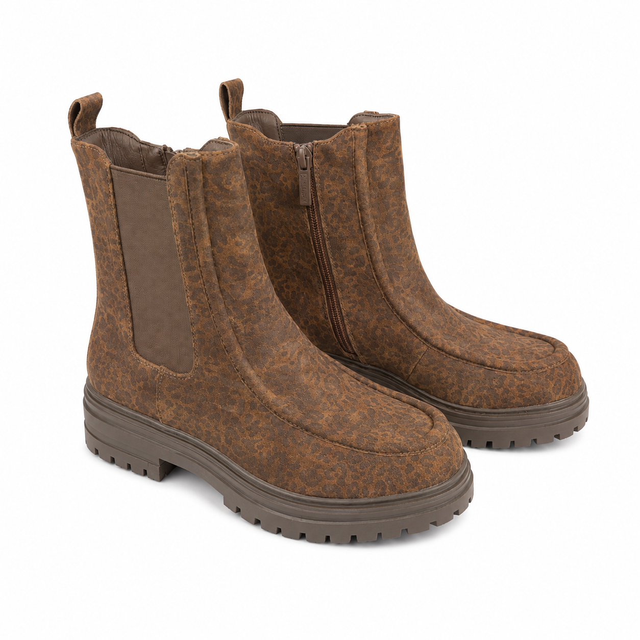 Stivaletti Chelsea Chunky in Camoscio