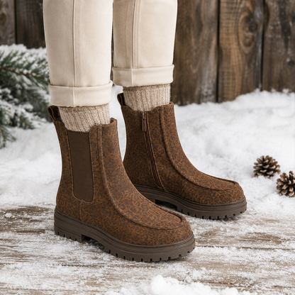 Stivaletti Chelsea Chunky in Camoscio