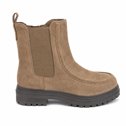 Stivaletti Chelsea Chunky in Camoscio