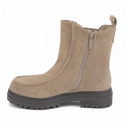 Stivaletti Chelsea Chunky in Camoscio