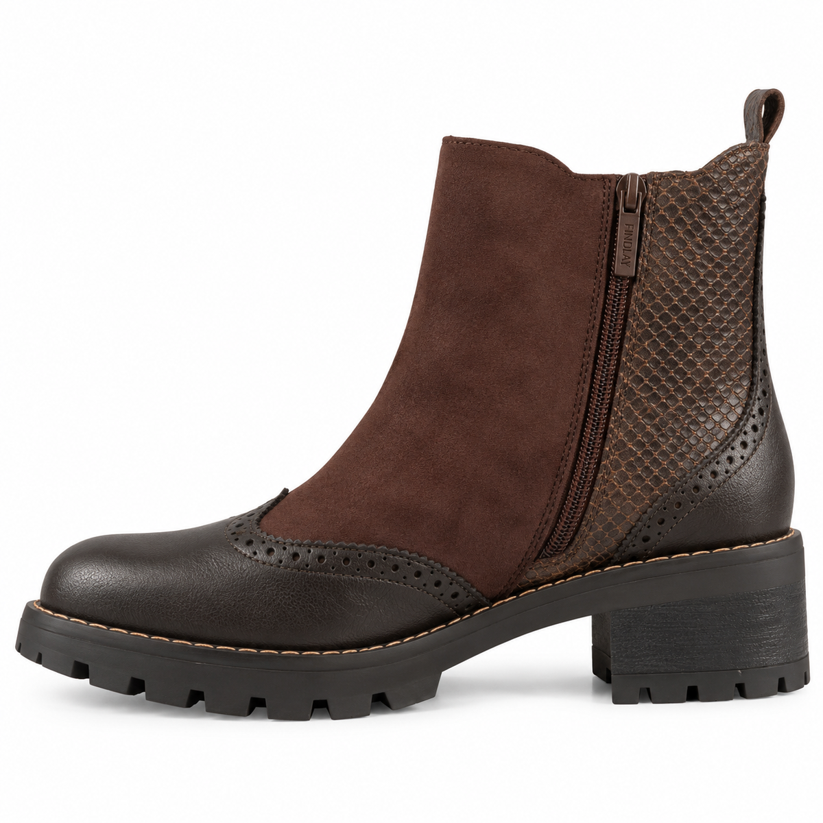 Stivaletto Chelsea con dettaglio animalier