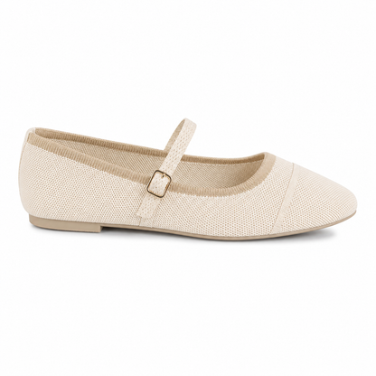Ballerina Mary Jane in Maglia con Cinturino