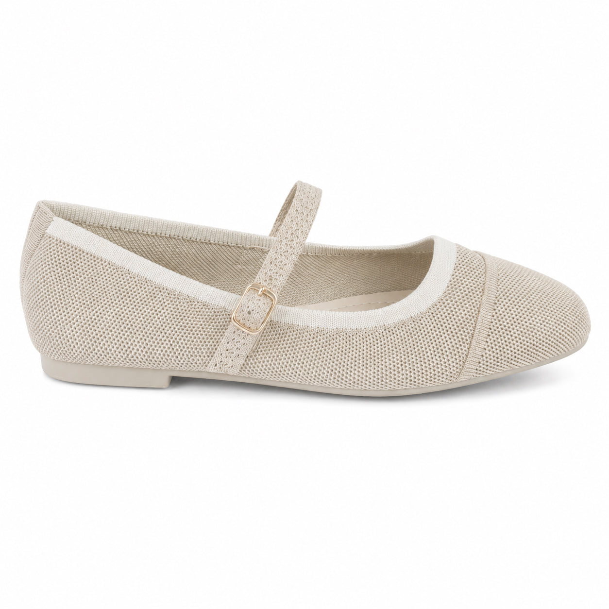 Ballerina Mary Jane in Maglia con Cinturino