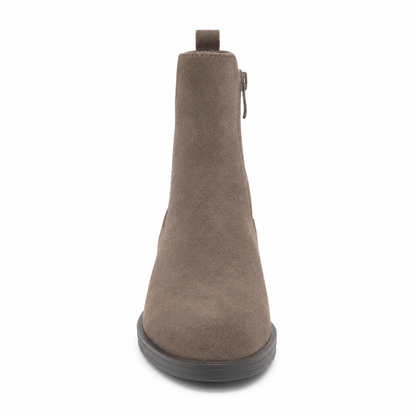 Stivaletti Chelsea Suede Donna con Elastico e Zip