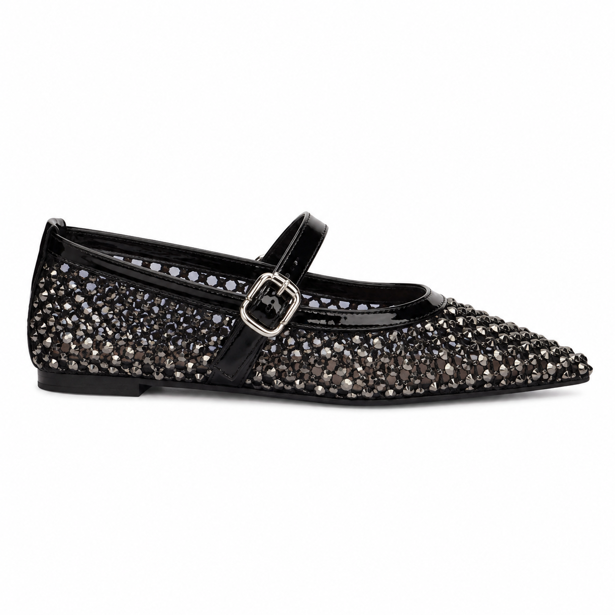 Ballerine Mesh Gioiello con Cinturino