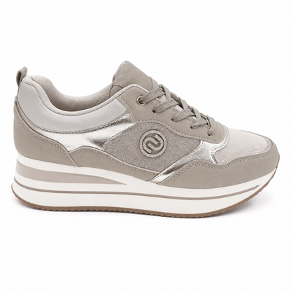 Sneakers Platform Donna con Dettagli
