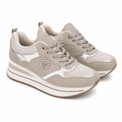 Sneakers Platform Donna con Dettagli