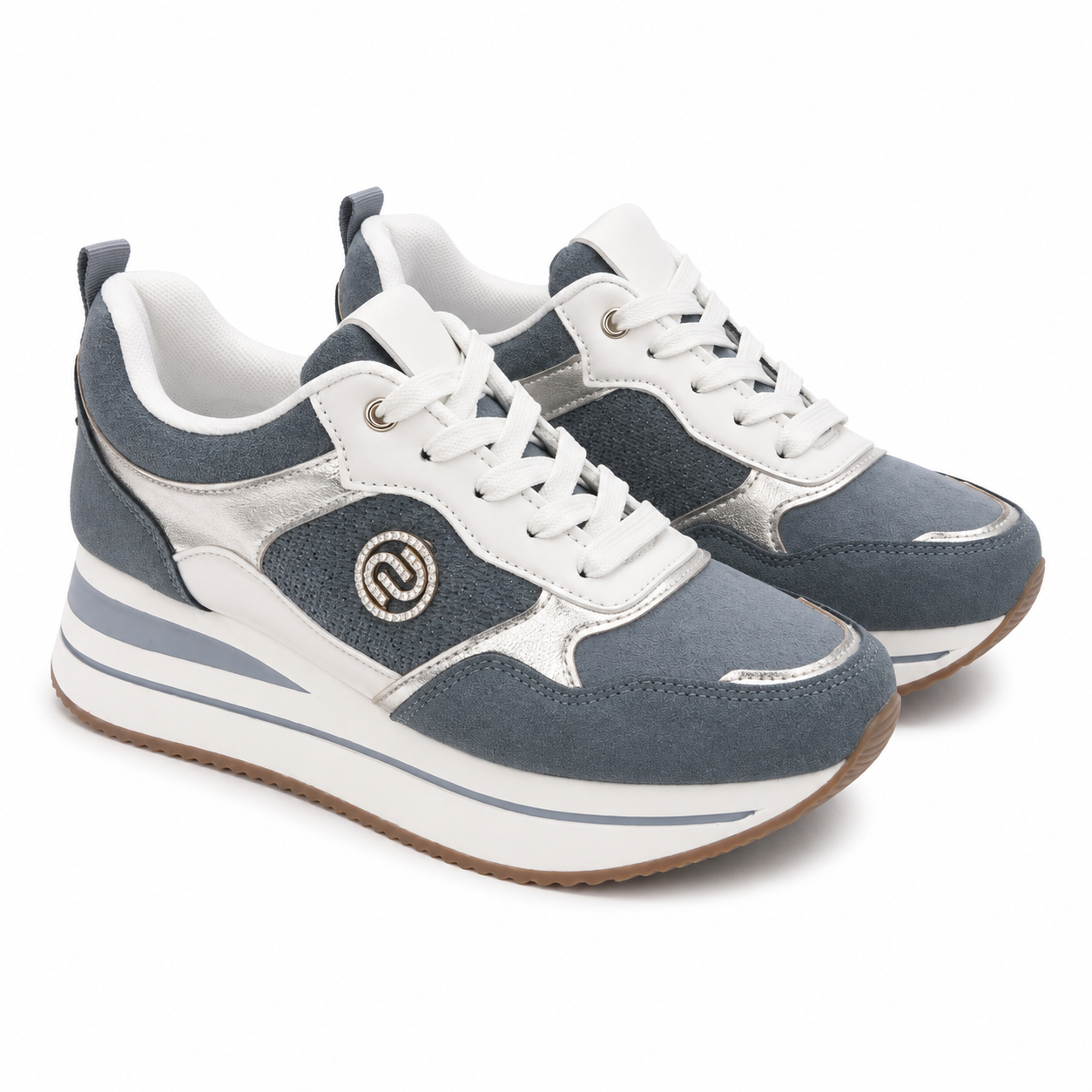 Sneakers Platform Donna con Dettagli