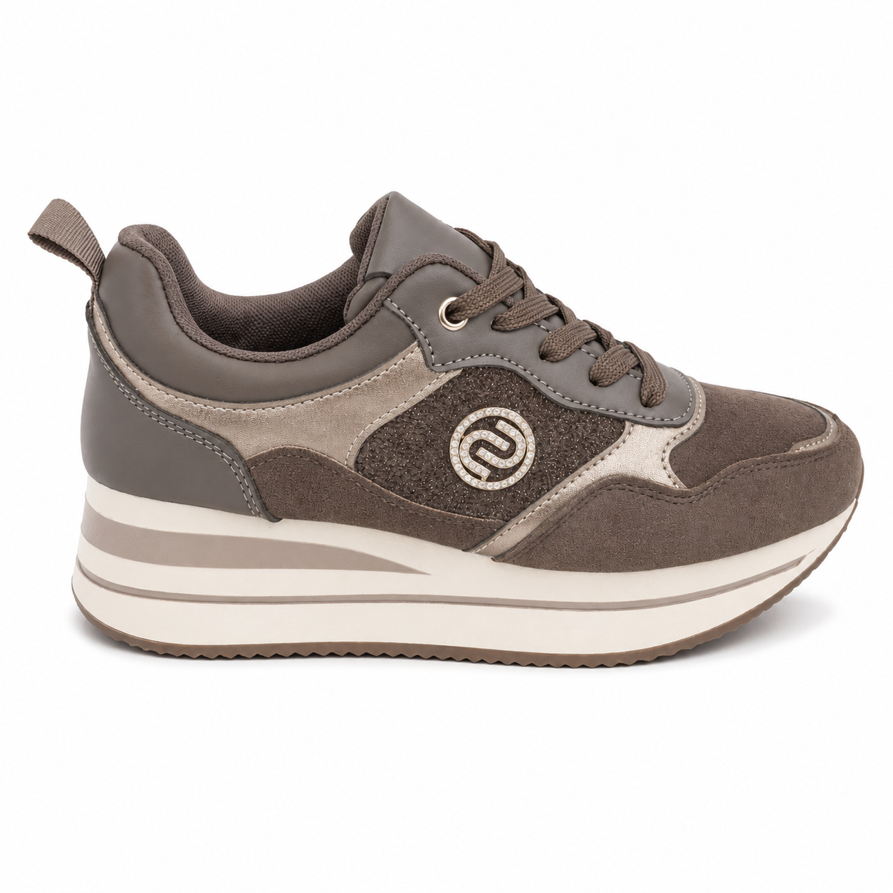 Sneakers Platform Donna con Dettagli