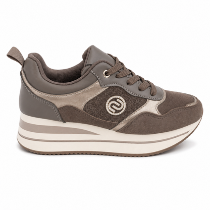 Sneakers Platform Donna con Dettagli