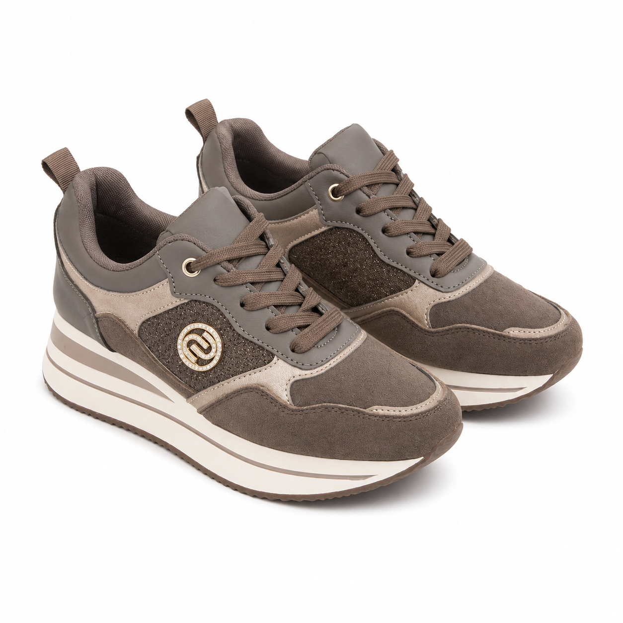 Sneakers Platform Donna con Dettagli