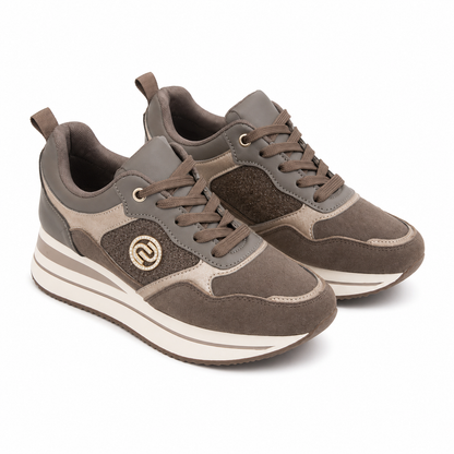 Sneakers Platform Donna con Dettagli