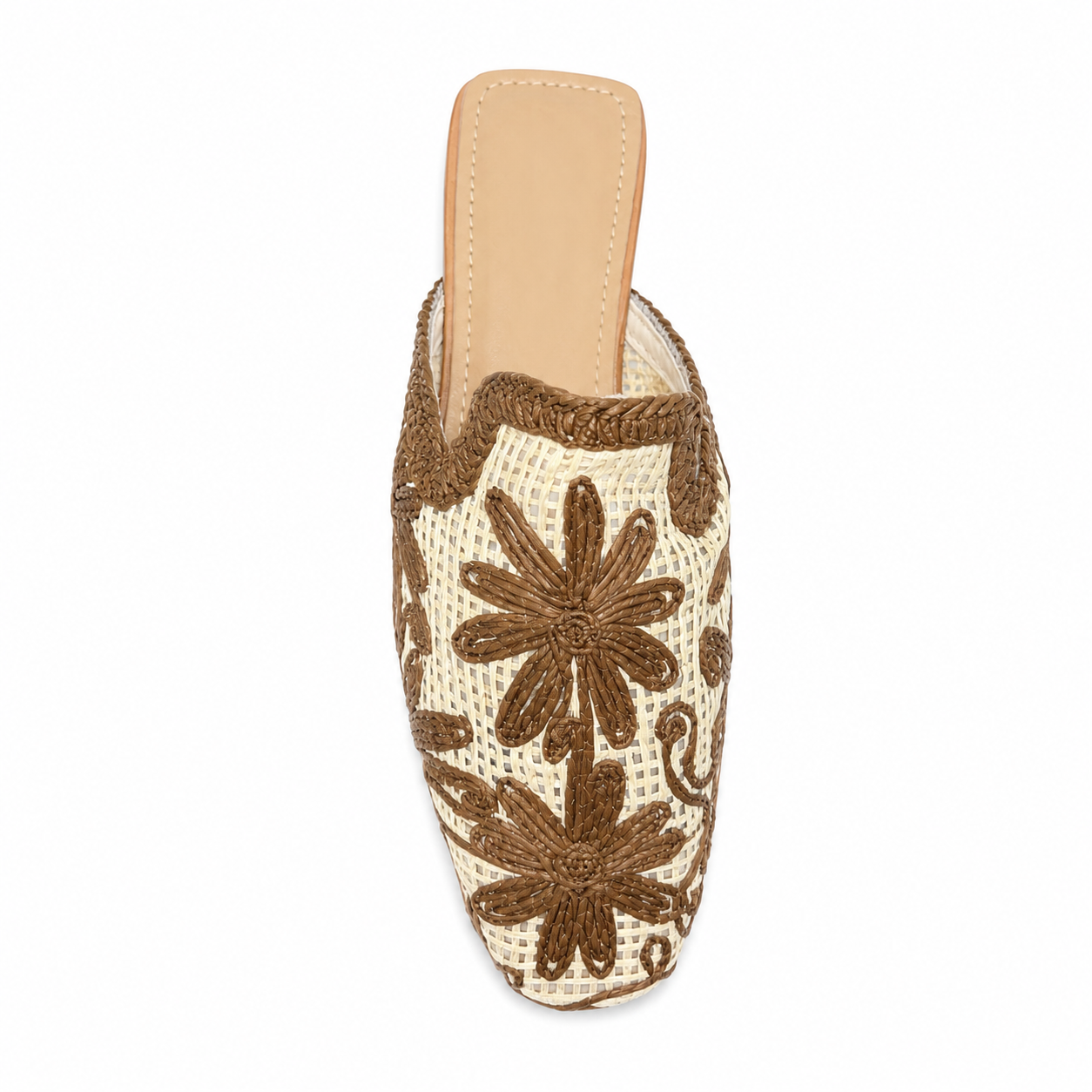 Sabot Donna Traforato con Ricamo Floreale