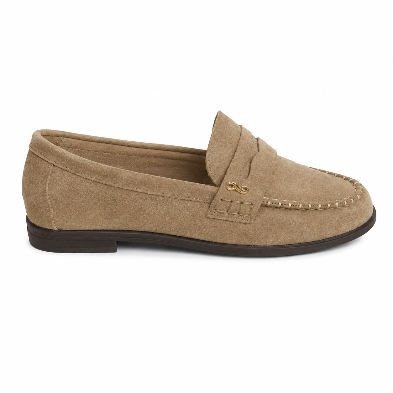 College-Loafer in Velourslederoptik