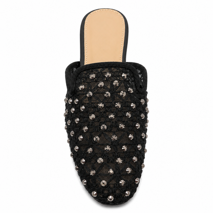 Sabot Donna Traforato con Strass