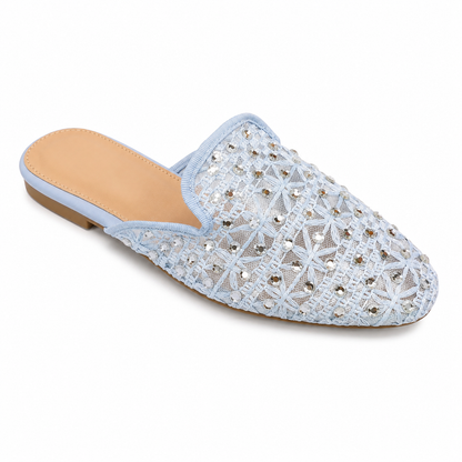 Sabot Donna Traforato con Strass