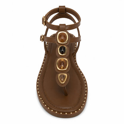 Sandalo Gioiello Donna con Pietre Decorative