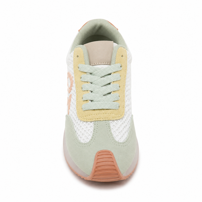 Sneakers Donna in Mesh con Dettagli Pastello