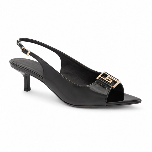Slingback Elegance con Dettaglio Gold
