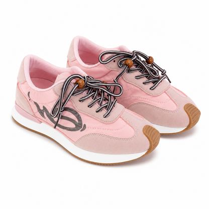 Sneakers Casual con Lacci Decorativi