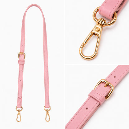 Borsa Secchiello Donna con Nappine – Beige, Nero, Bianco e Rosa