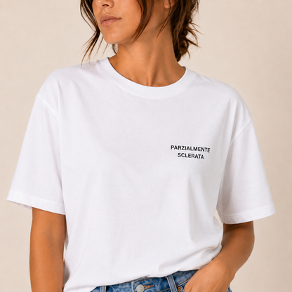 Women's Oversized Cotton T-Shirt "Partially Sclerata"