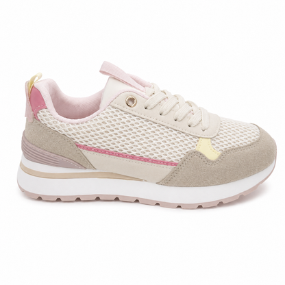 Sneakers Donna in Mesh con Dettagli Multicolor
