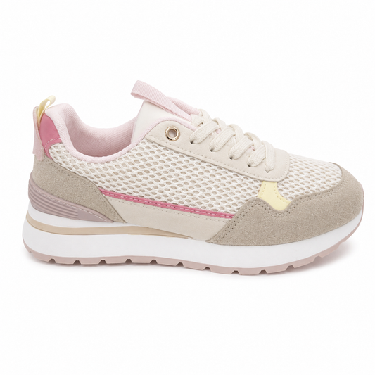 Sneaker Damen aus Mesh mit Multicolor-Details