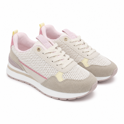 Sneakers Donna in Mesh con Dettagli Multicolor