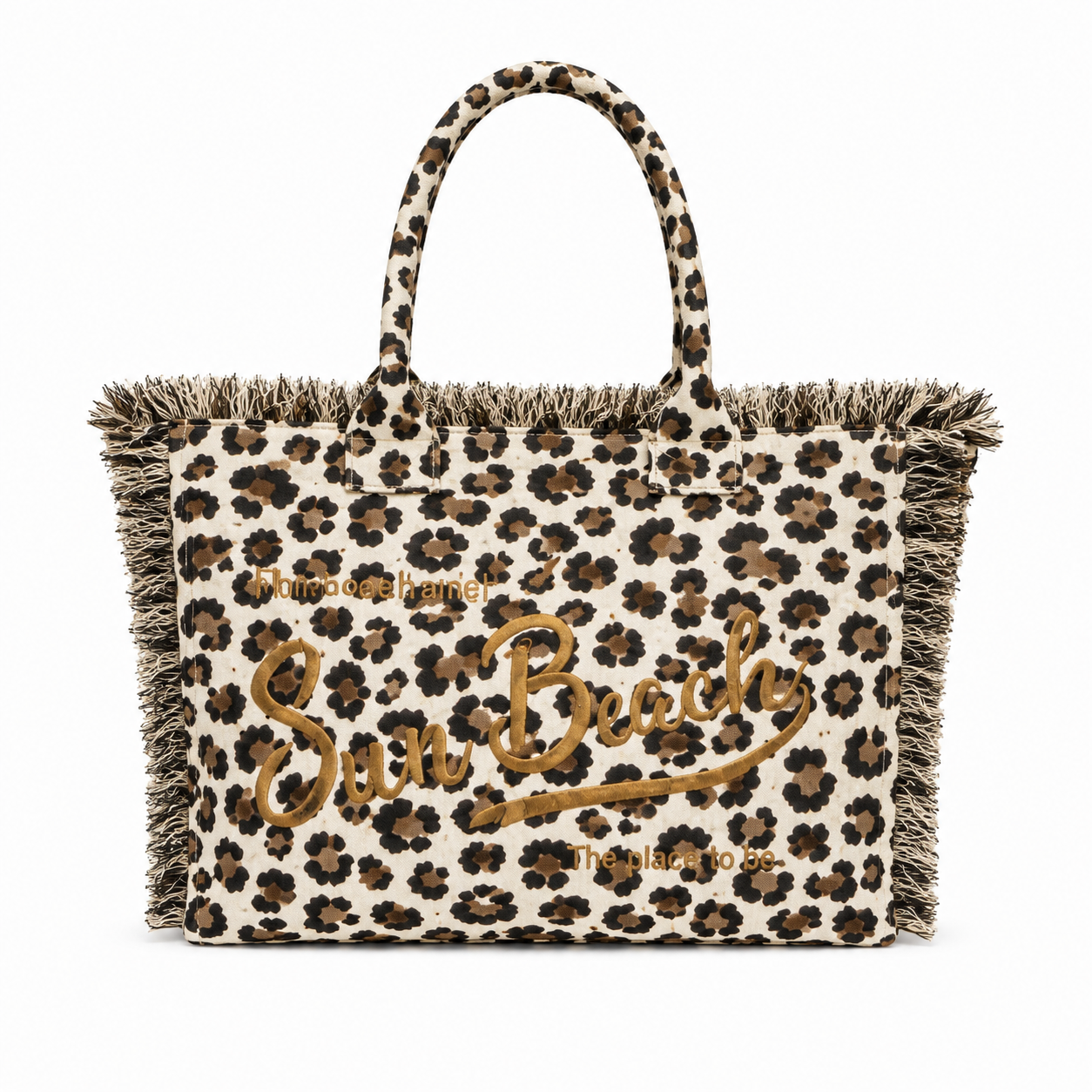Borsa Mare Leopardata Sun Beach con Tracolla – Maxi Shopper Estate